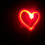 light paint heart