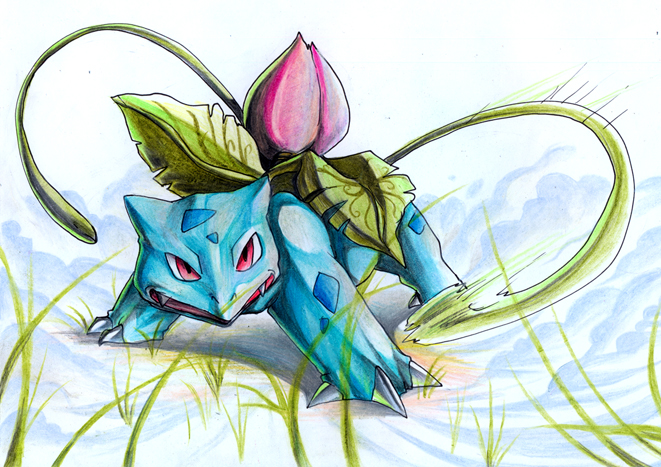 Ivysaur by DestroyedSteak