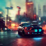 AI Generated Mustang GT500 (2013) Cyberpunk #5