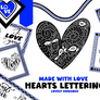 Hearts Lettering (polynesian version)