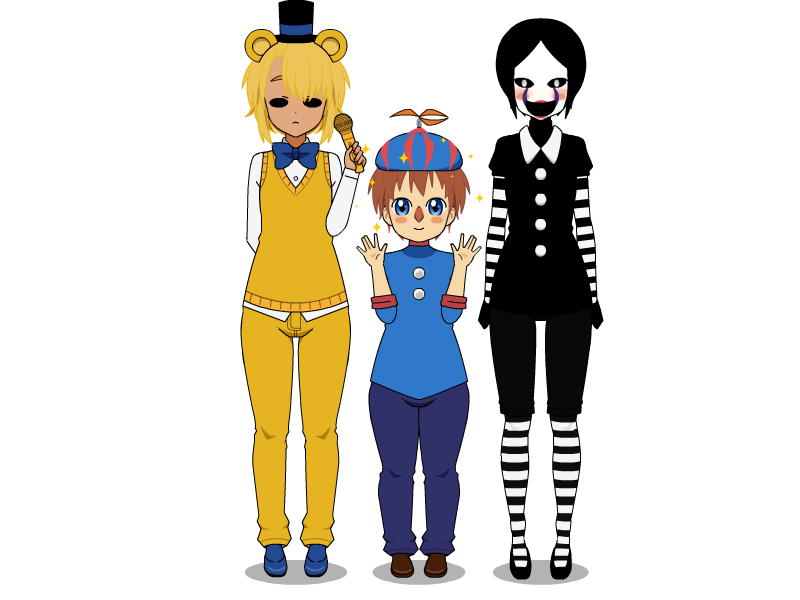 FNAF 2 Gang by ShweezyLiz  Fnaf, Anime, Fnaf costume