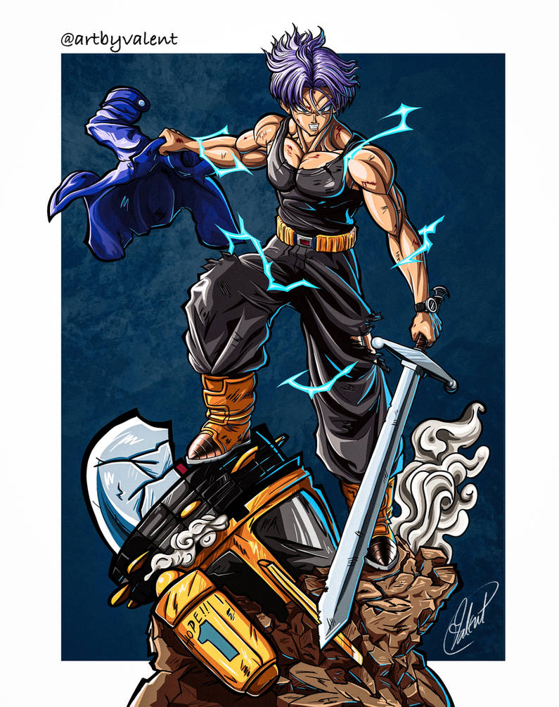 FUTURE TRUNKS - DRAGON BALL Z by ArtbyValent on DeviantArt