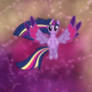 Twilight Sparkle Rainbow Power Wallpaper