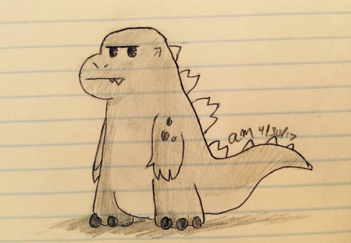 Cartoon Godzilla