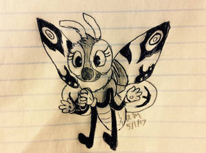 Cartoon Mothra