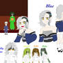 Humanized Dinos: Blue