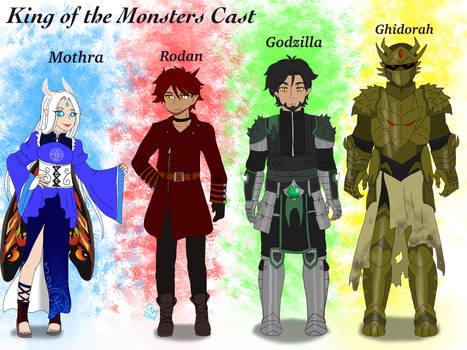 KotM humanized Kaiju cast