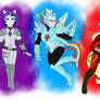 MLP x Avengers Rarity, Rainbow, Applejack