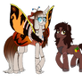 Ponified ver of Lady and Mothra Sr