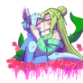 Pastel Valentines Gigan x Biollante