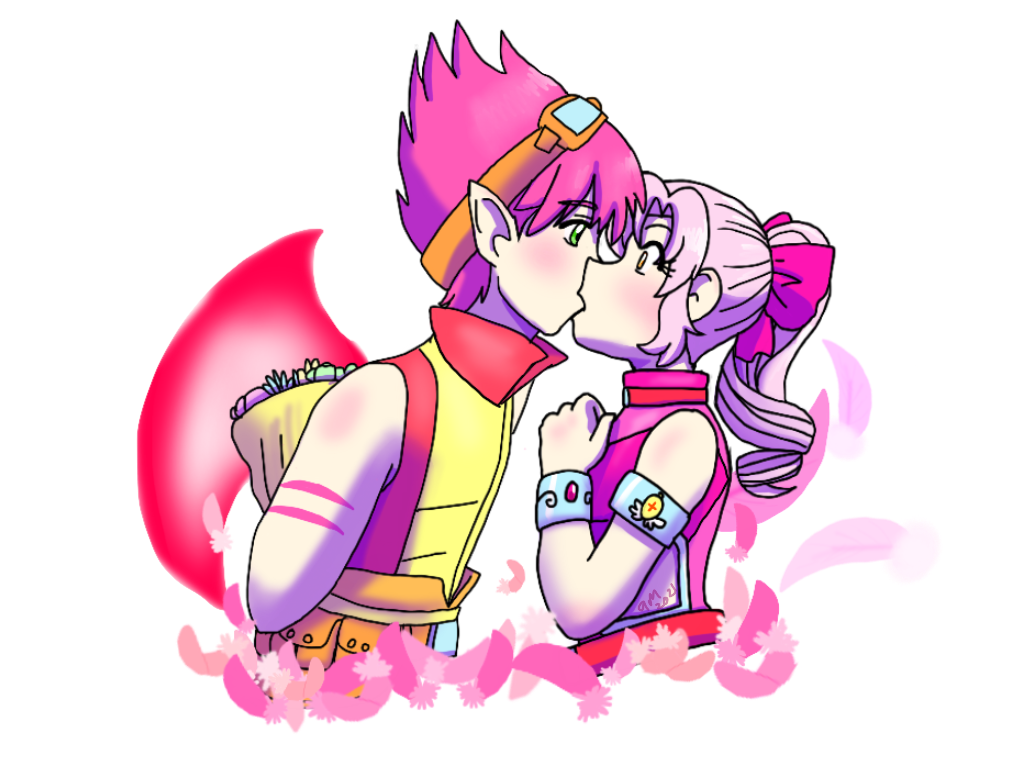 Pastel Valentines Rodan x Phoenix