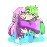 Pastel Valentines Godzilla Sr x Rin