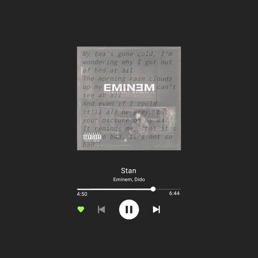 Stan - Eminem, Dido by StrbrryMilk on DeviantArt