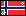 Mini Flag - Norway