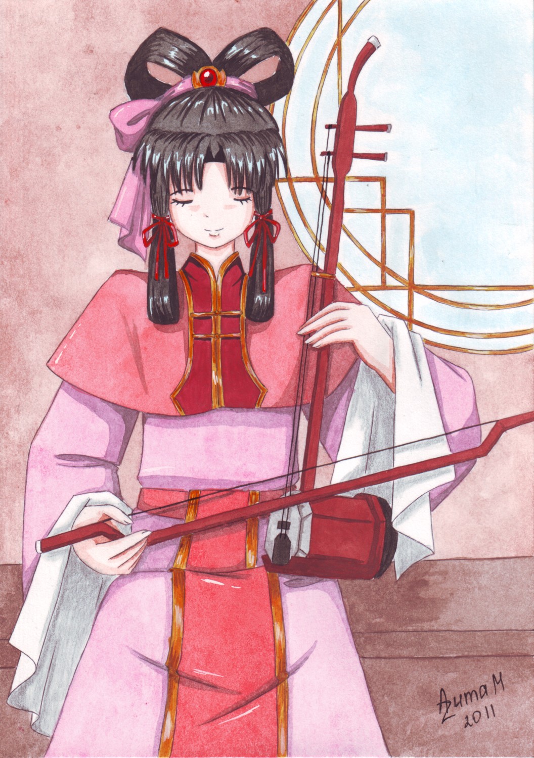 Shuurei plays the erhu