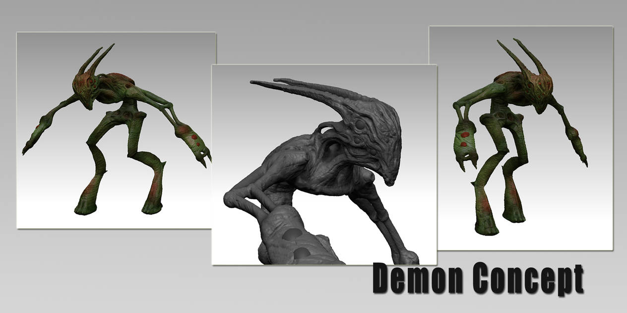 Demon Think Demon Concept by barefootmind on DeviantArt