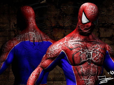 Spiderman 3D Close