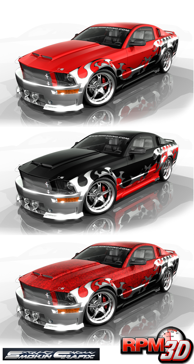 RPM3D Mustang Design