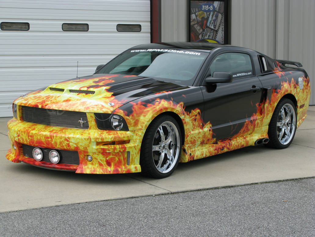 Ford Mustang Wrap