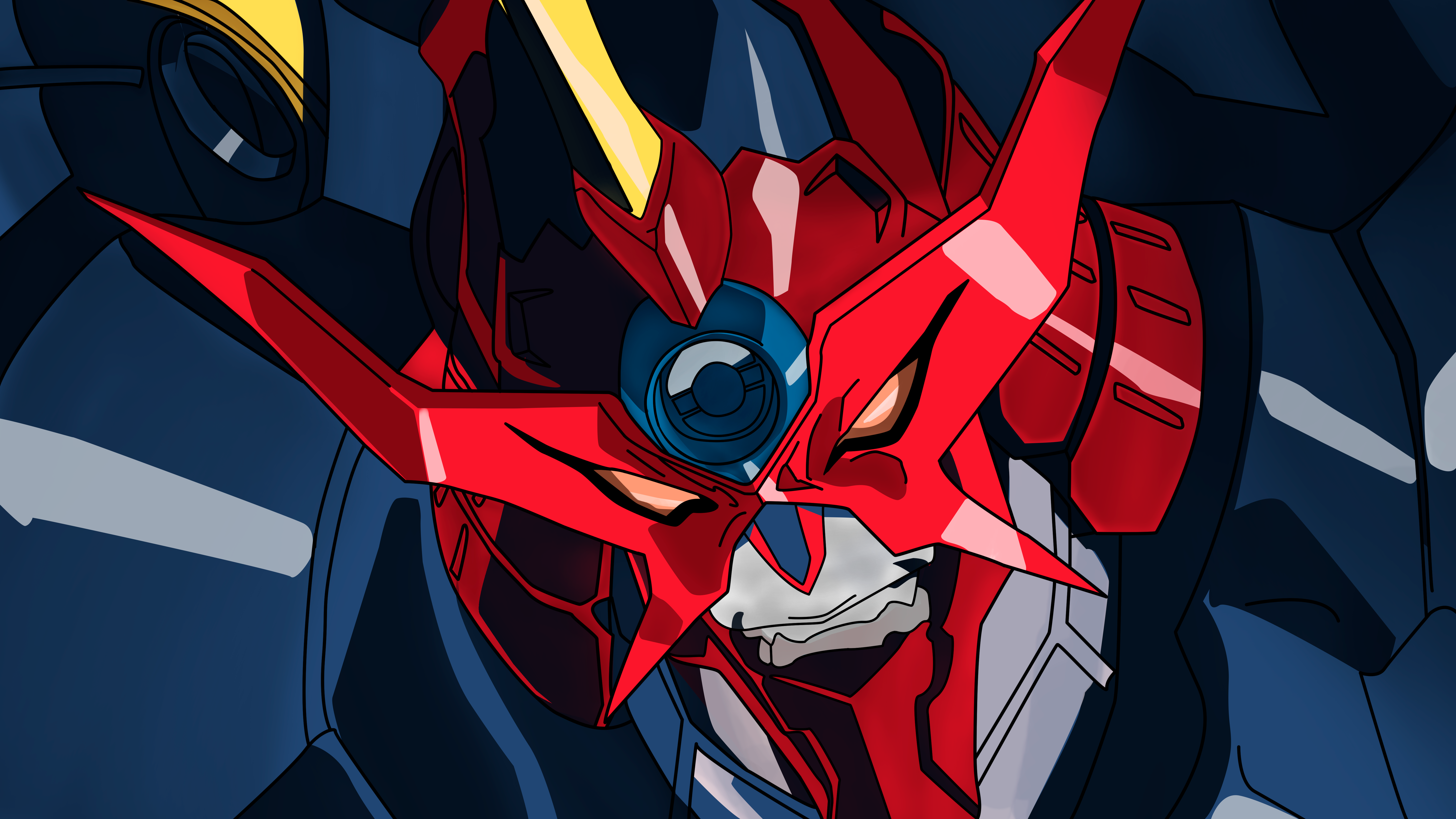 Polygonal Gurren Lagann Wallpaper by zacharychua on DeviantArt