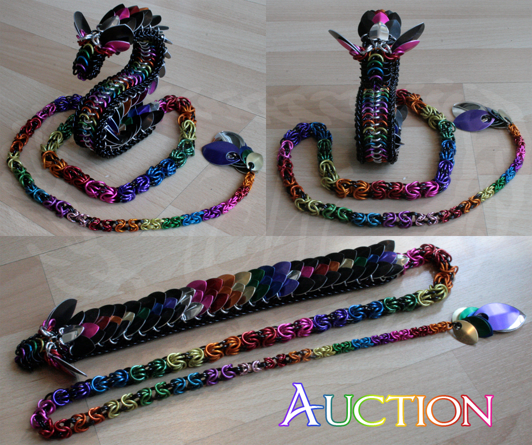 Large Rainbow Dragon Auction!