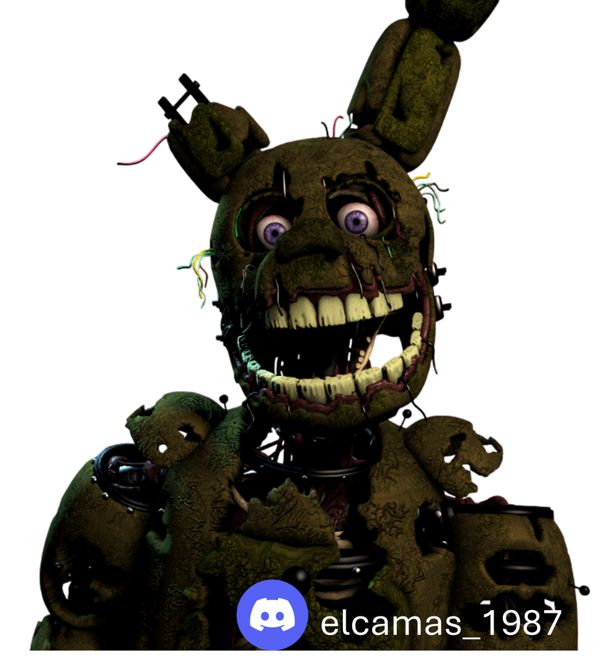 Enhanced Springtrap by elcamas1987 on DeviantArt