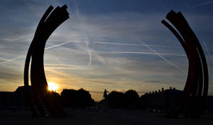 Sculpture de Bernar Venet