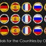 Medals for the Countries