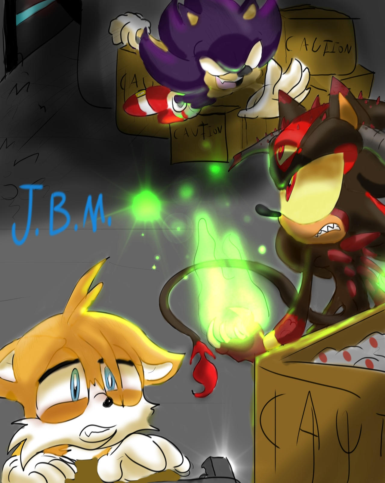 Shadowfriendly Deviantart Tails Shadow and Tails Vrs Dark Sonic by VaryingVibes on DeviantArt