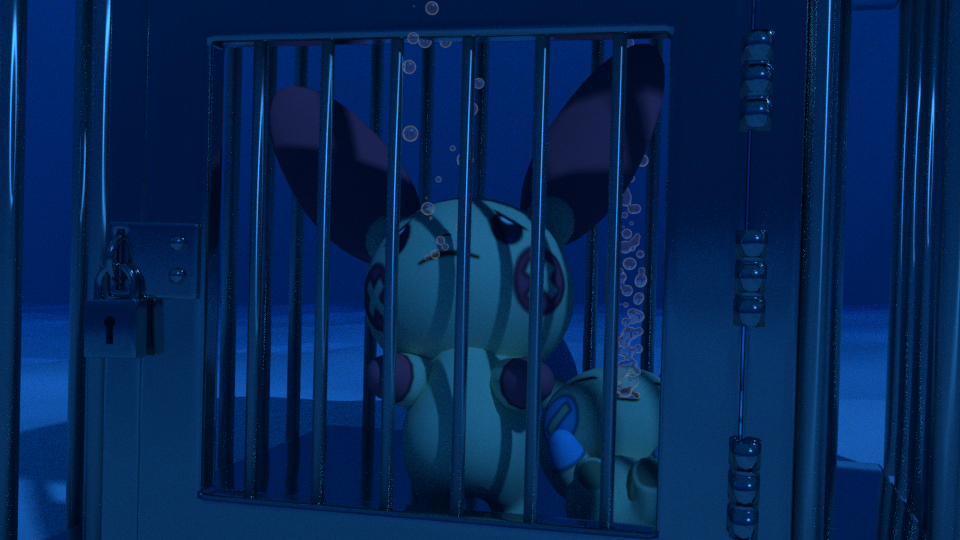 Plusle and Minun in peril...underwater