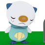 Oshawott mourning (3D version)