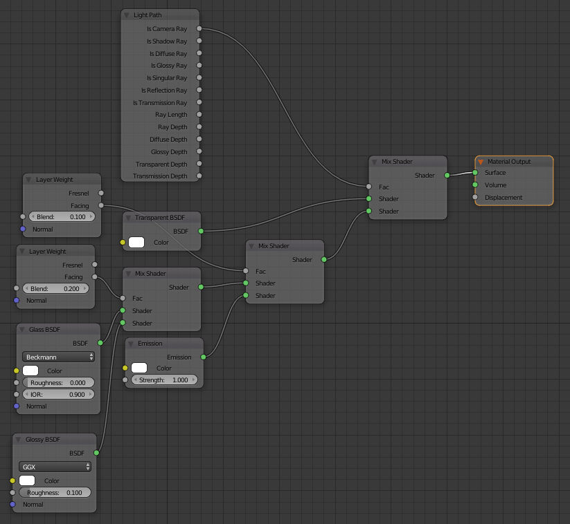 Node setup for my bubble material by kuby64 on DeviantArt