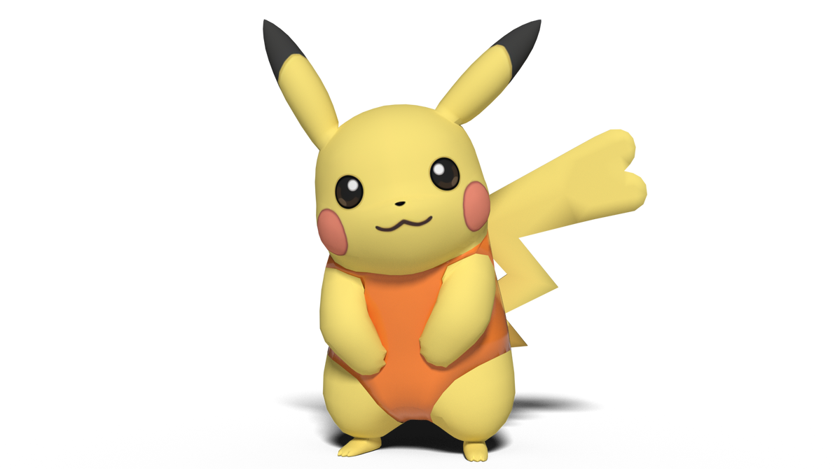 Pikachu top swimming costume