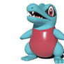 Totodile's one-piece swimsuit