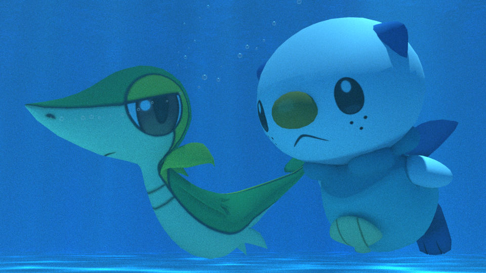 Snivy And Oshawott Underwater By Kuby64 On DeviantArt snivy-and-oshawott-underwater-by-kuby64-on-deviantart