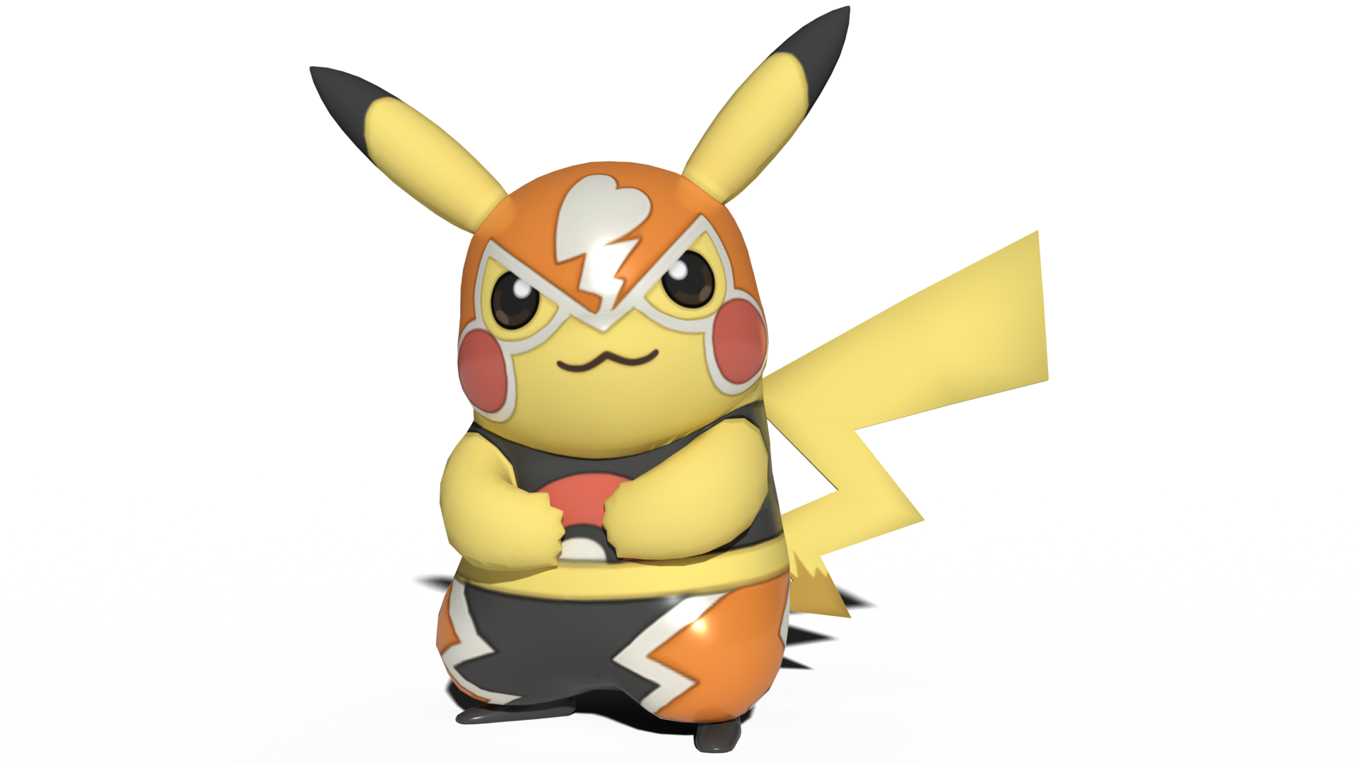 What if Pikachu Libre was a male by kuby64 on DeviantArt