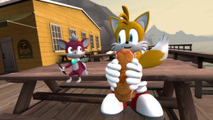 Chip and Tails at the '7 Seals Bar and Grill'
