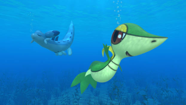 Snivy underwater 2 - feat. Chillet