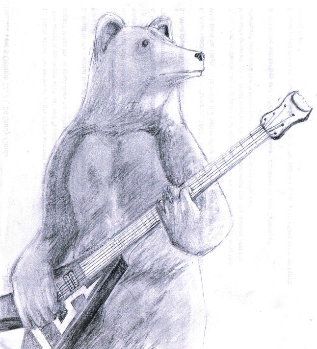 Bear guitar