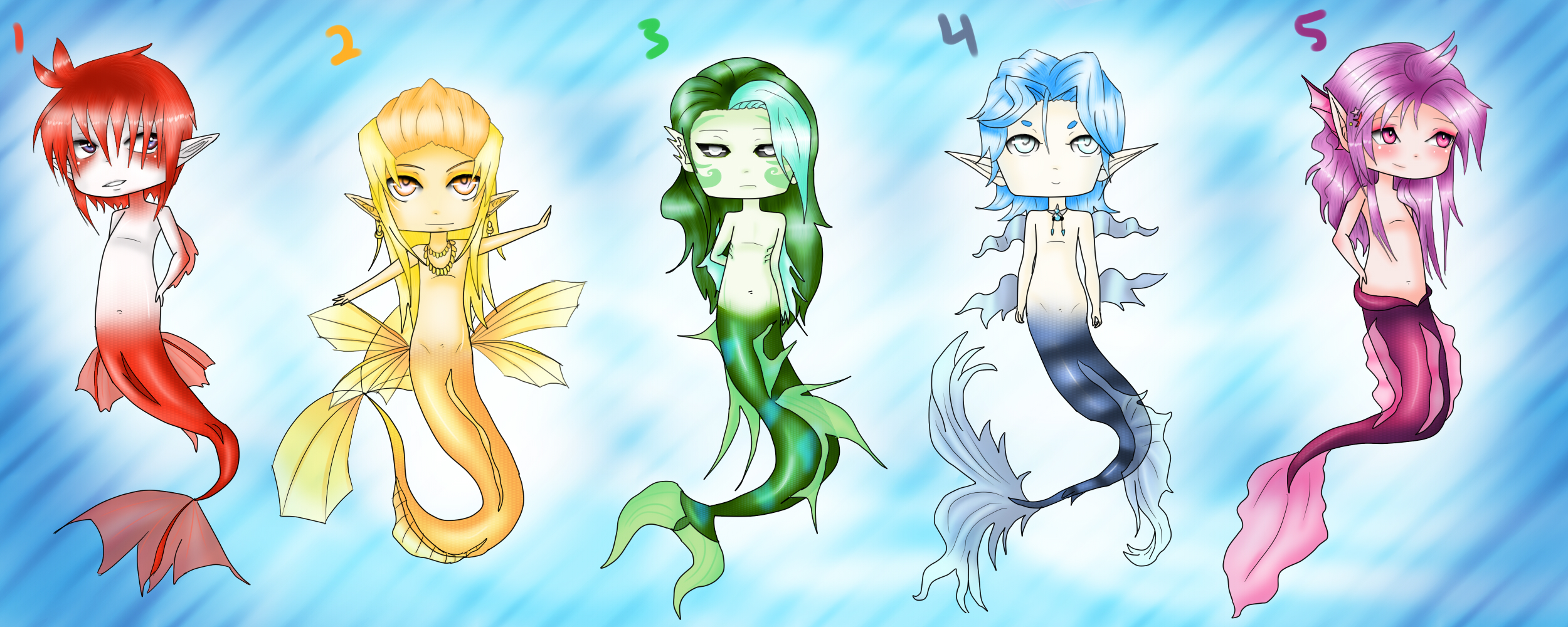 ADOPTABLE Mermen ((Closed!))