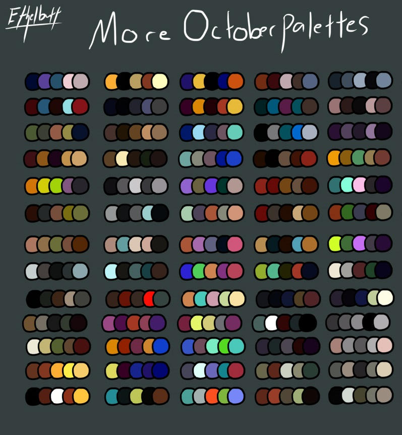 October Color Palette 2 by Ethelbutt on DeviantArt