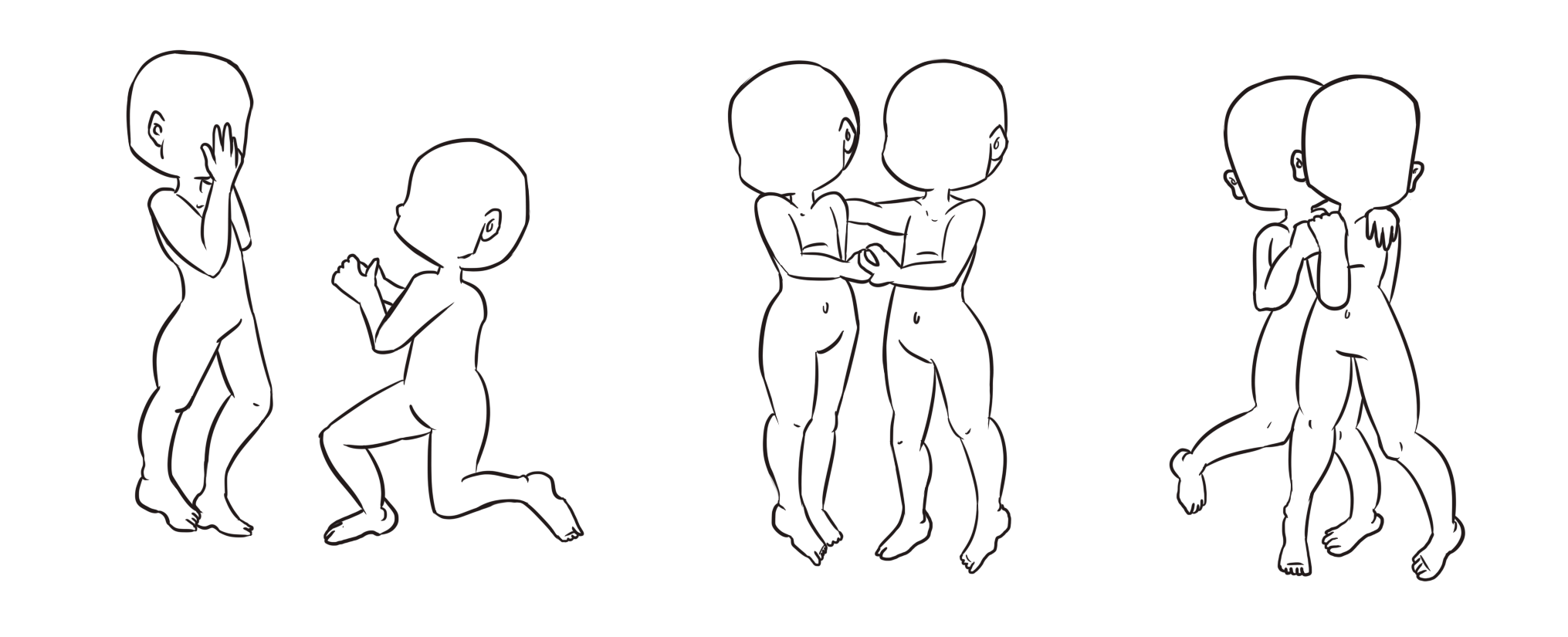 picture F2U Base Couple f2u chibi valentine couple bases by
