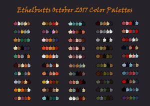 October Color Palettes 2017