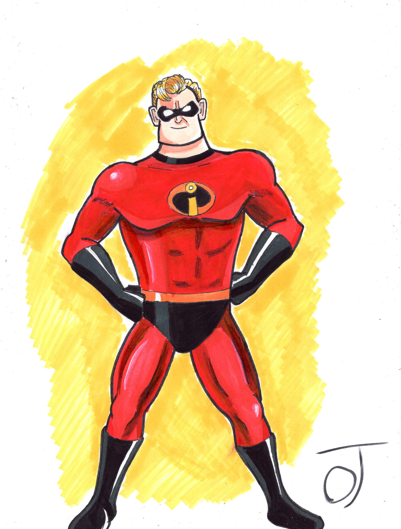 Mr Incredible Marker Test By ArackOama77 On DeviantArt mr-incredible-marker-test-by-arackoama77-on-deviantart