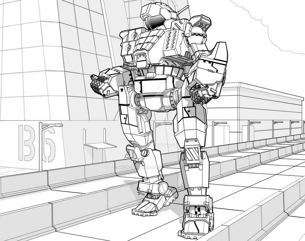Quickdraw - Battletech (Alt Head Ver) by M42A-Geigera42 on DeviantArt