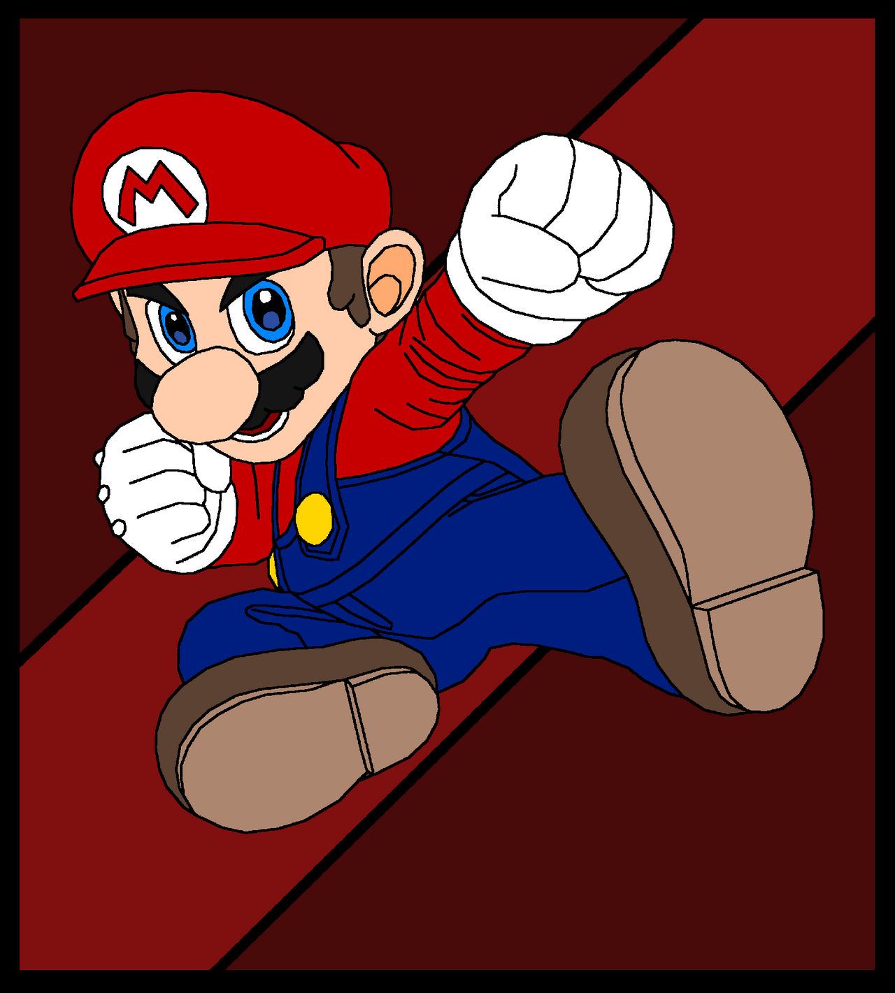 Mario Cartoon Deviantart Mario by F-SantilarioStudio on DeviantArt