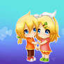 Rin and Len : Chibi love