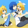 Rin, Len and Kaito : Baby-Sitting