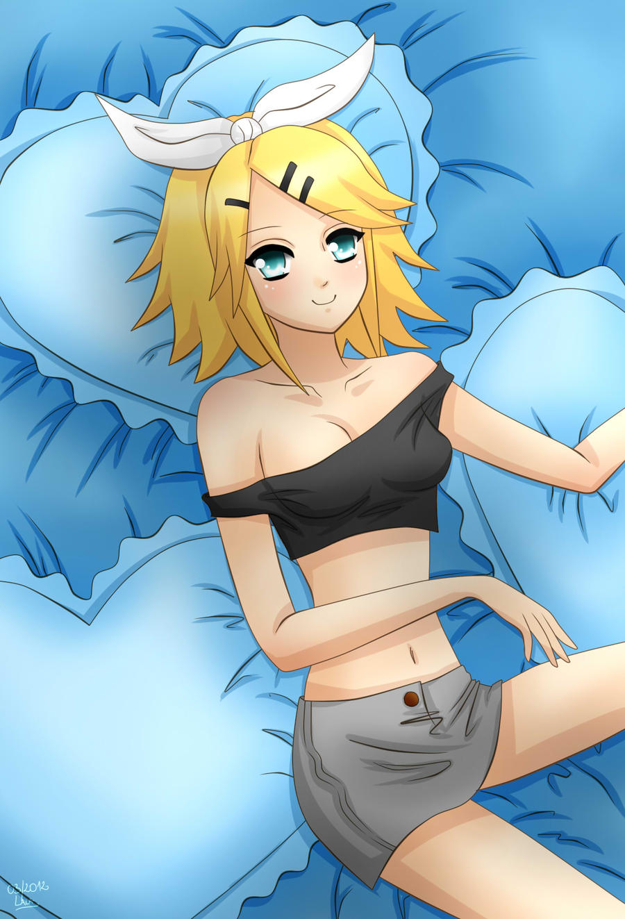 Rin Kagamine - Sexy pillows