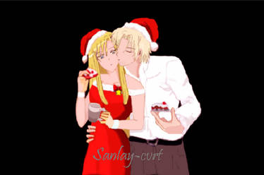 Layla Hamilton and Yuri Killian Merry Christmas